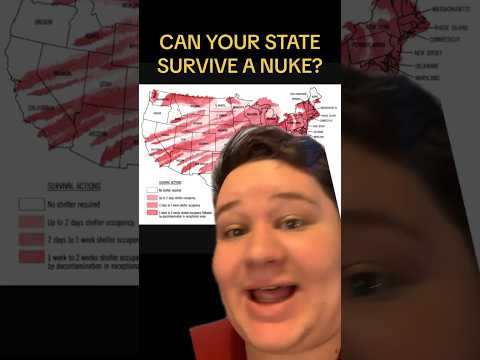 CAN YOUR STATE SURVIVE A NUCLEAR STRIKE #history #usa #nuke #nuclear #nuketown #fallout #map #maps