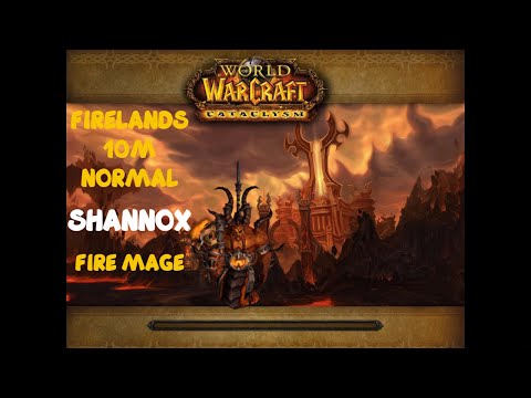 World of Warcraft: Cataclysm Classic - Firelands - Shannox - 10m Normal