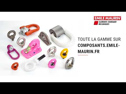 Anneaux de levage rotatif, pas fin - 18-13 - Emile Maurin