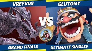 Smash Ultimate Tournament - orKsGP  Glutonny (Wario) Vs Vreyvus (Ridley, Bowser) Valhalla II SSBU GF