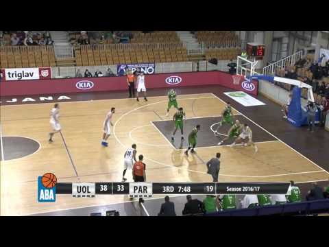 ABA Liga 2016/17 highlights, Round 18: Olimpija Ljubljana - Partizan NIS (15.1.2017)