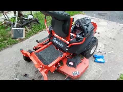 Bad Boy MZ Magnum 54"13 hour review First oil change