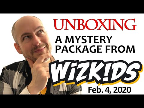 Unboxing a package from WizKids! - Feb. 4, 2020