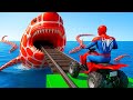 Thor S Lightning Clears The Way As Spider Man Races Through Explosions GTA 5