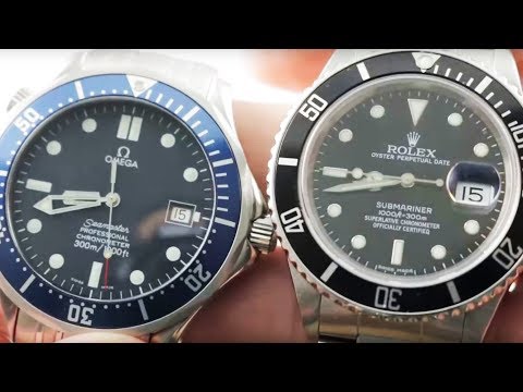 Rolex Submariner vs Omega Seamaster Diver 300M: 16610 vs 2531.80.00 James Bond Watches