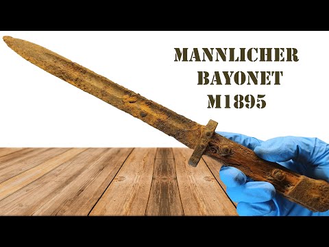 Very Rusty Austro-Hungarian Bayonet Restoration. WW1 Mannlicher M1895