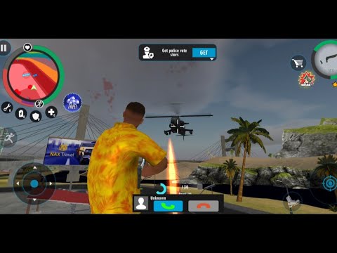 Police helicopter fight | Real gangstar crime #gameplay #androidgames