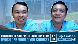 Contract of Sale vs. Deed of Donation. Which should you choose?