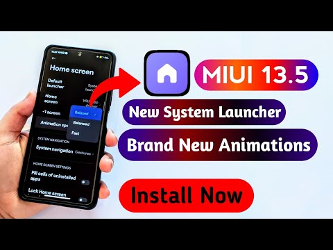 MIUI 13.5 System Launcher|| Brand New Animations|| Install Now 🔥🔥