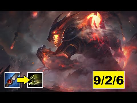 League of Legends: Warwick jungle vs Kayn. S10 Patch 10.20. K/D/A: 9/2/6.