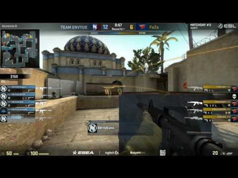FaZe vs Team EnVyUs [Dust 2] EPL Week 1 Highlights