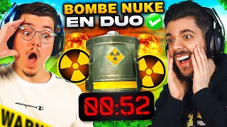 Le DÉFI ULTIME de WARZONE : on LACHE la BOMBE NUCLÉAIRE en DUO avec @Phyzik !!