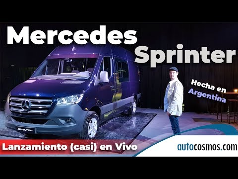 Mercedes-Benz Sprinter, lanzamiento en Argentina (casi) en Vivo