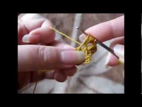 Maranta i szydełko - pęczek z pętelek