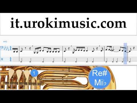 Corso di Tuba Ozuna - Dile Que Tu Me Quieres Tablature Tab Parte#2 um-i276