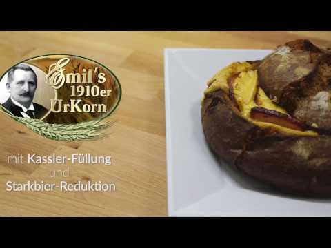 Emil´s 1910er UrKorn mit Kassler-Füllung und Starkbier-Reduktion
