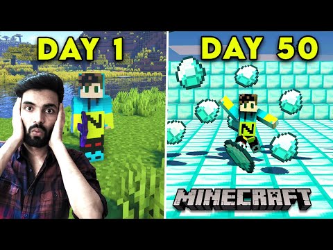 Navrit Gaming - I MINED DIAMOND FOR 50 DAYS & THE RESULT IS SHOCKING - MINECRAFT SURVIVAL GAMEPLAY #78