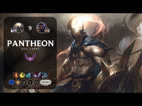 Pantheon ADC vs Draven - EUW Master Patch 13.4