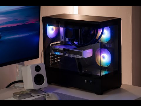 컴이지 킹덤 비바리움 맥스 강화유리 어항 PC 컴퓨터 케이스 블랙