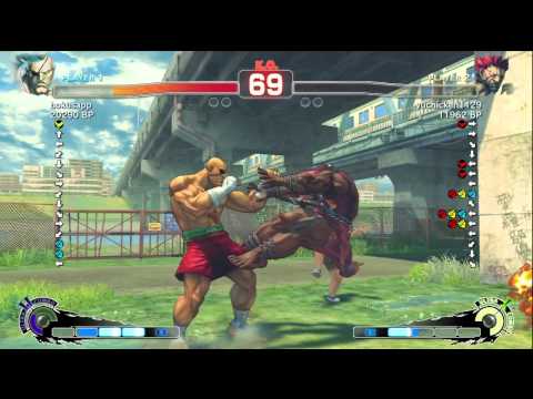 Bonchan [Sagat] vs Yuu★ [Akuma] SSF4 Japanese Online Ranked Matches - TRUE-HD
