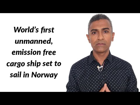 World's first unmanned, emission free cargo ship set to sail in Norway