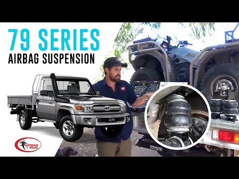 Customer Install: Toyota Land Cruiser 79 Series Air Suspension - RR4705 Airbag Man Leaf Helper Kit