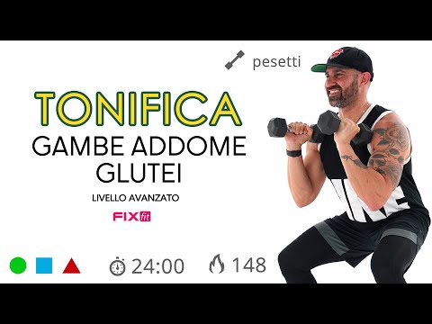 GAG Workout! Tonifica e Snellisci Gambe, Addome e Glutei (Esercizi Senza Salti)