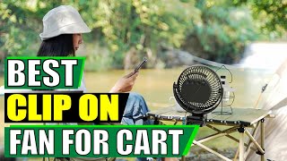 "Stay COOL on the Course! Best Clip On Golf Cart Fan Review & Setup"