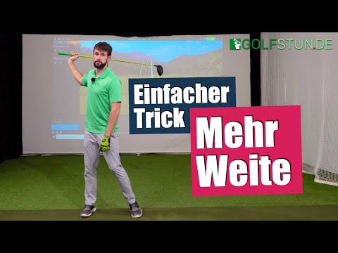 Mehr Schlagweite – Einfacher Trick, um längere Bälle zu schlagen (Golfschwung)