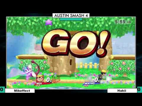 ATX Weekly #99 - Mikeffect (Ness) Vs Hakii (Mewtwo) - Winners Quarters