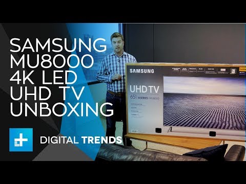 Samsung MU8000 LED 4K UHD TV - Unboxing