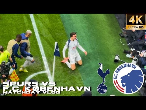 ⚽️ Spurs Cruise To Champions League Victory!! ⚽️ | Spurs Vs FC Copenhagen Matchday VLOG [4K]