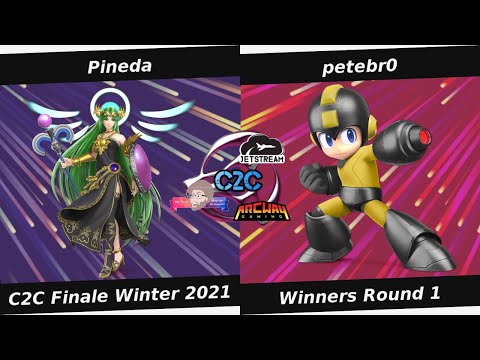 C2C Finale Winter 2021 Winners Round 1 - Pineda (Mii Gunner, Palutena) vs petebr0 (MegaMan) - SSBU