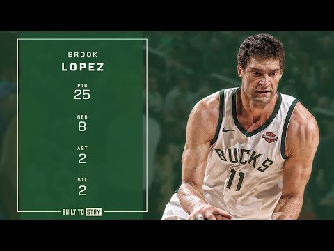 Brook Lopez 25 Points vs Hornets | 3.9.19
