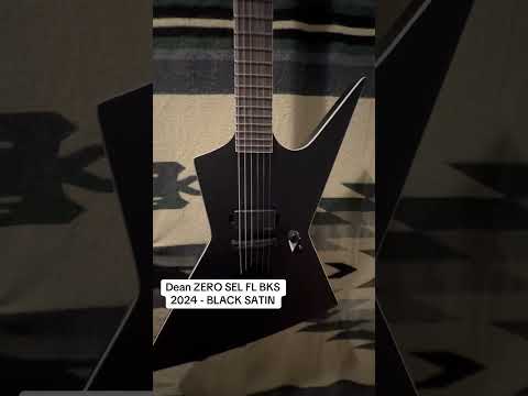 DEAN ZERO SEL FL BKS Dean Guitars Zero Select Fluence Black Satin Dean Zero Select Fluence 2021 - Present - Black Satin image 12