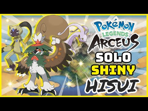Pokémon Legends Arceus But I Can Only Use SHINY HISUI Pokémon!? | Gran Autor.