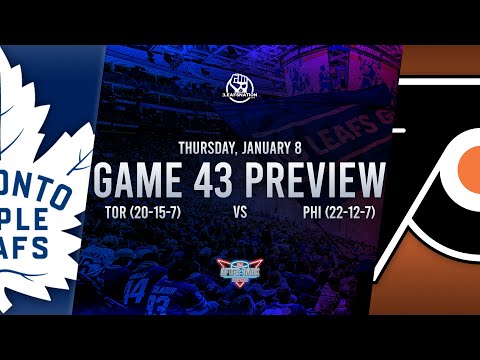 Toronto Maple Leafs vs Philadelphia Flyers Game 43 Preview: Lineups, Goaltenders, & Best Bets