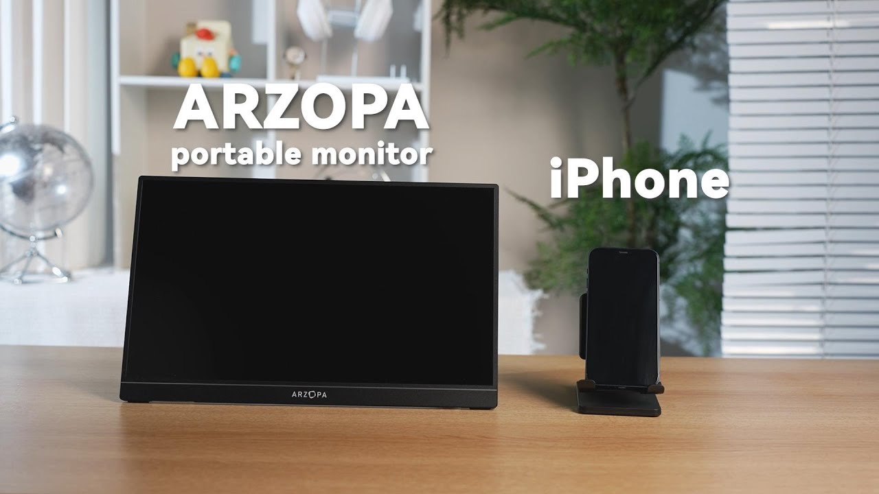 Arzopa-monitorvoedingsgids: USB-C en externe voeding