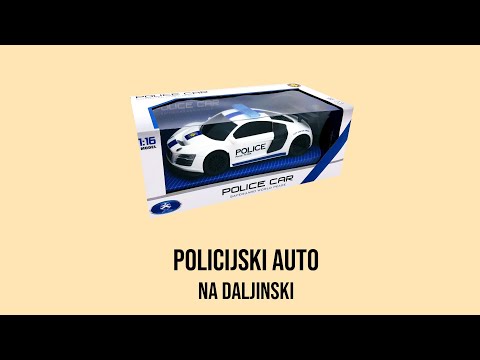 Policijski Auto na daljinski igračka