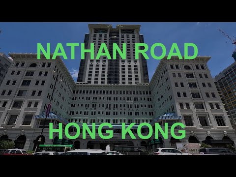 NATHAN ROAD WALK TOUR | KOWLOON, HONG KONG STREET TOUR | AGOSTO DE 2023 [4K TOUR]