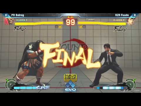 SSF4 PR Balrog vs RZR Fuudo - EVO2K12
