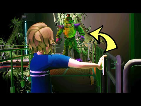 Gregory Destroys Monty in 3rd Person View - FNAF Security Breach