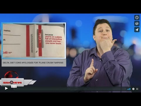 Delta, Diet Coke apologize for 'Plane Crush' napkins (ASL - 2.8.19)