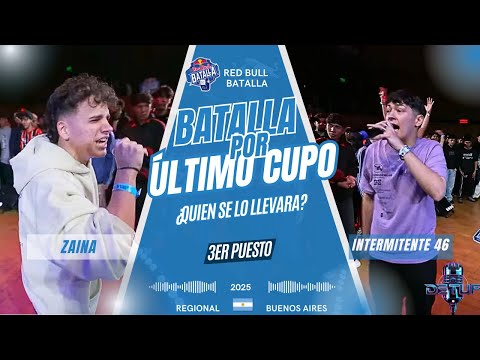 SURPRISE | ZAINA vs. INTERMITENTE 46 - Buenos Aires Regional Semifinal | Red Bull Battle 2025