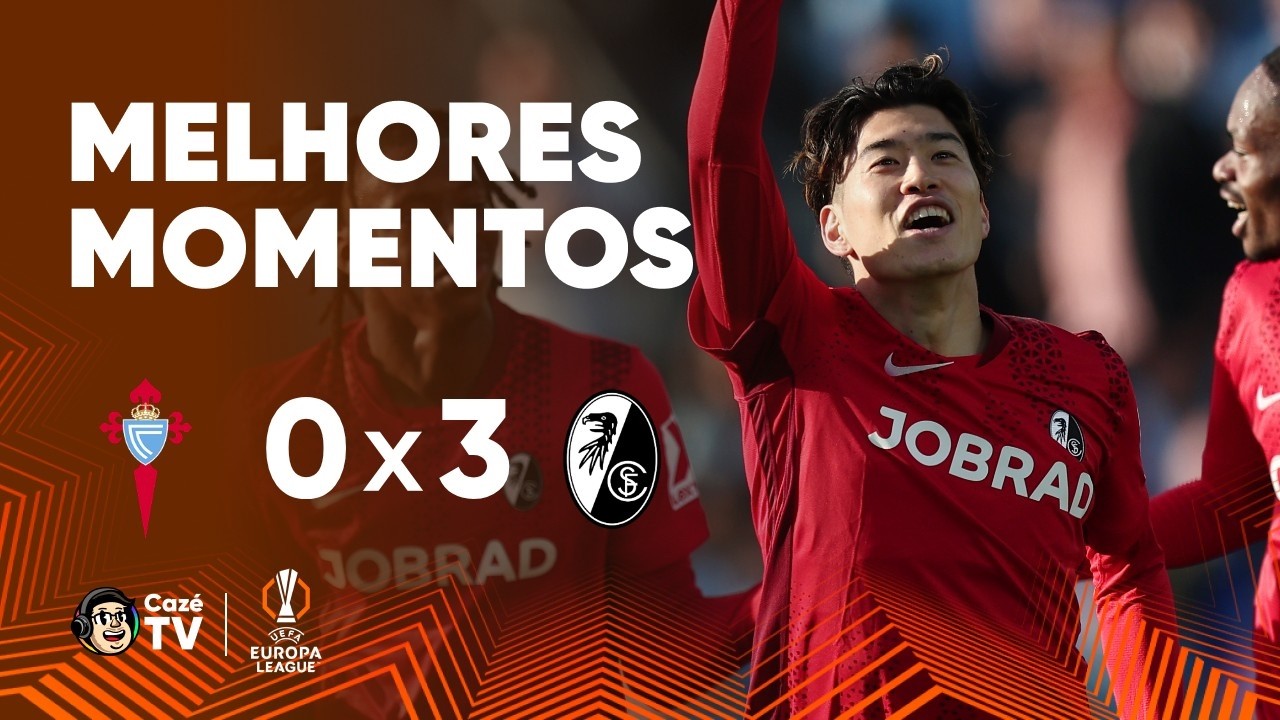 MELHORES MOMENTOS: CELTA DE VIGO 0 X 3 FREIBURG | EUROPA LEAGUE 2025/2026 | QUARTAS DE FINAL