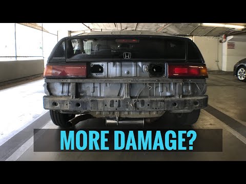 CRX rear end inspection | Honda CRX build part 28
