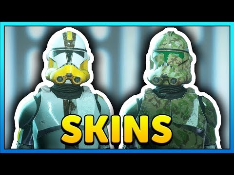 NEW Clone Skins Showcase - 327th Star Corps & 41st Elite Corps - Star Wars Battlefront 2
