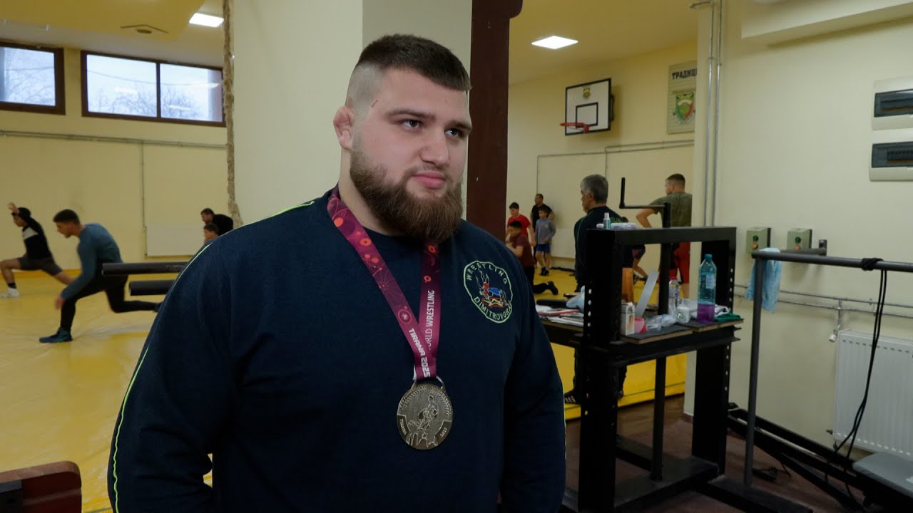 Европейският шампион по борба Георги Иванов се прибра в Димитровград