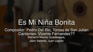 Es Mi Niña Bonita - Vicente Fernandez - Puro Mariachi Karaoke