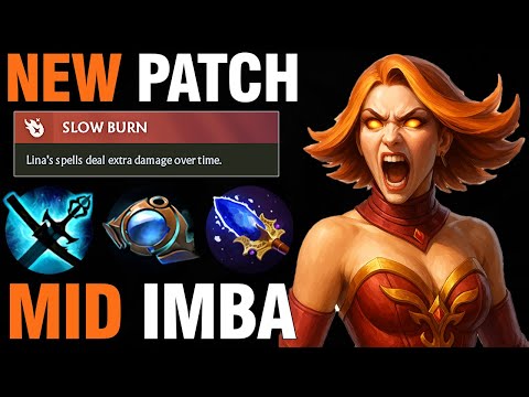 Why Lina Is Mid Imba in Patch 7.40 | Immortal Gameplay
